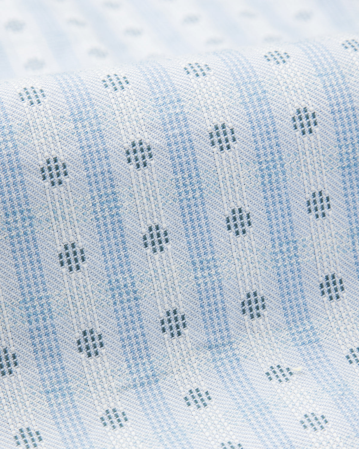 Prequel S&S x Prequel Short Open Collar Shirt - Blue Classic Dobby Check - Standard & Strange