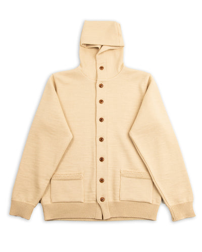 The Real McCoy's 30s Hooded Knit Sweater - Ecru - Standard & Strange