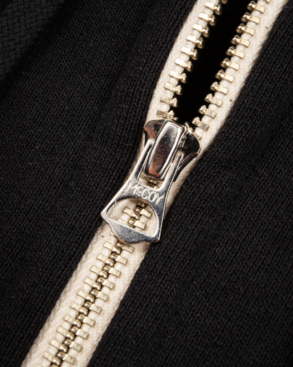 The Real McCoy's Buco F/Z Parka Sweatshirt - Black - Standard & Strange