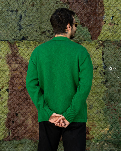 The Real McCoy's Cotton Summer Cardigan - Green - Standard & Strange