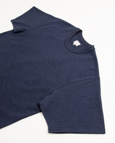 The Real McCoy's Heavy Cotton Slub Jersey - Navy - Standard & Strange