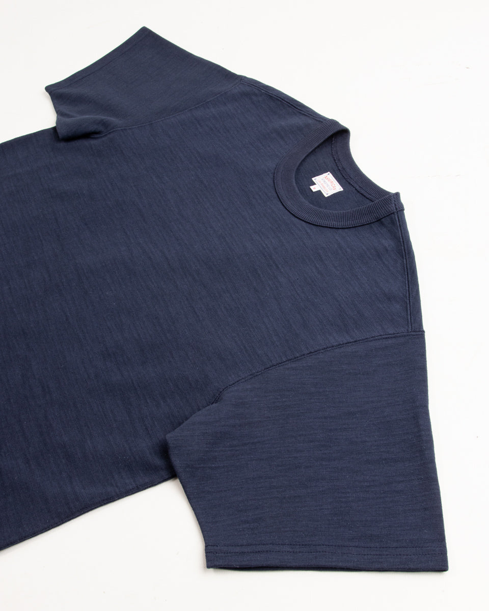 The Real McCoy's Heavy Cotton Slub Jersey - Navy - Standard & Strange