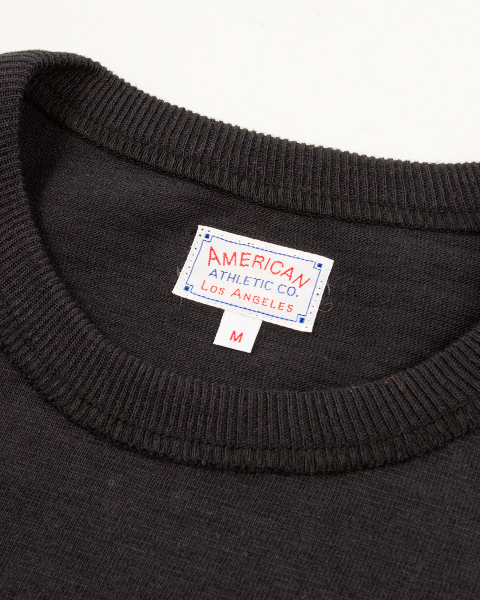 The Real McCoy's Athletic L/S T-Shirt / Loop-Wheel - Black - Standard & Strange
