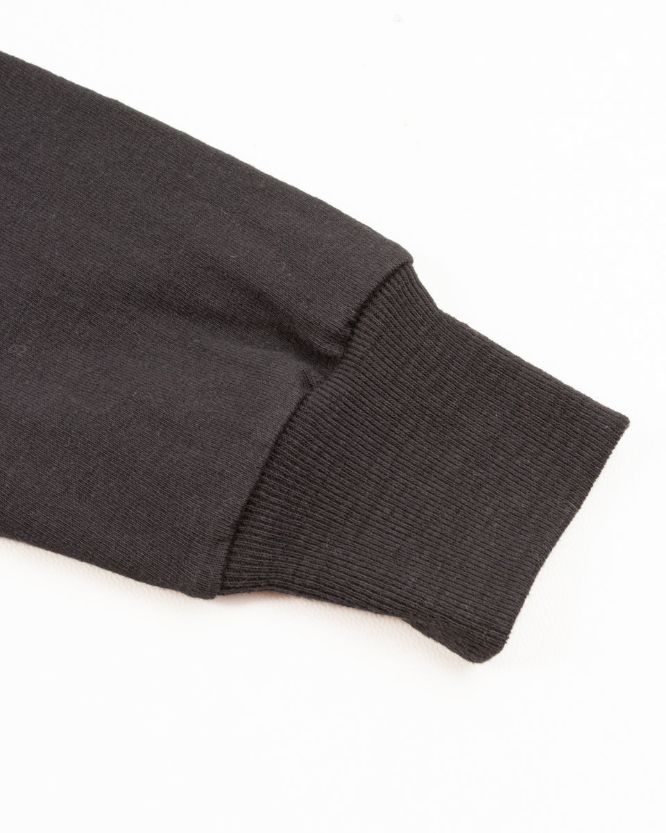 The Real McCoy's Athletic L/S T-Shirt / Loop-Wheel - Black - Standard & Strange