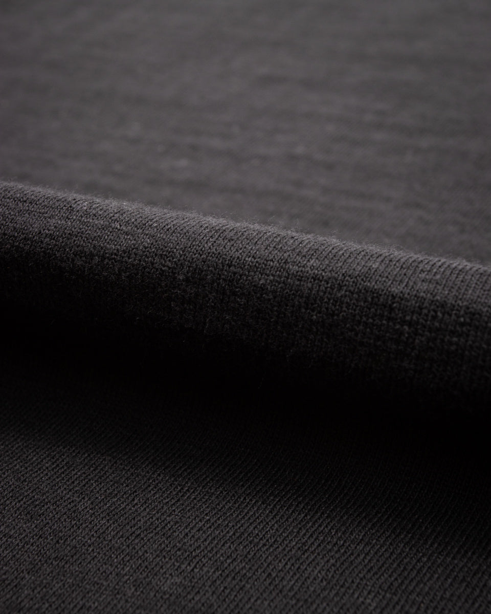 The Real McCoy's Athletic L/S T-Shirt / Loop-Wheel - Black - Standard & Strange
