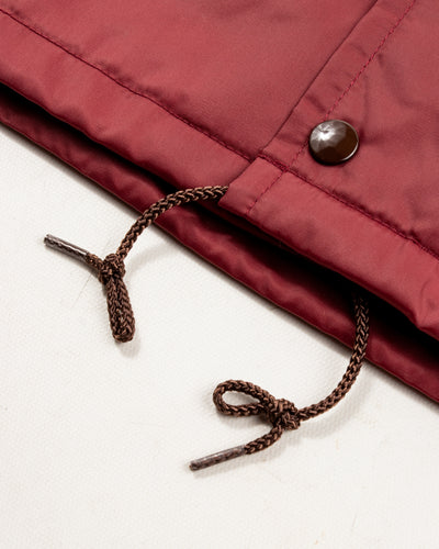The Real McCoy's Nylon Coach Jacket / Birdies - Burgundy - Standard & Strange
