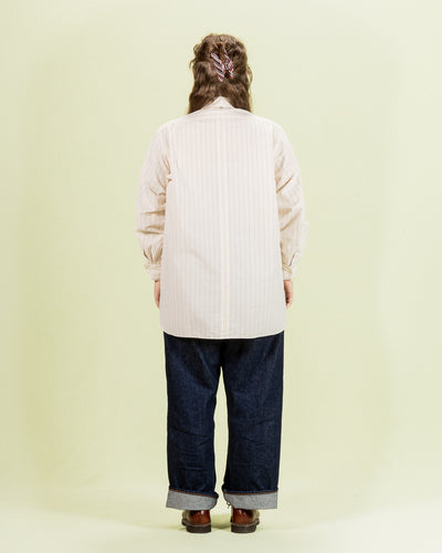 Senui Inside Pockets Shirt - Bed Linen Stripe - Standard & Strange