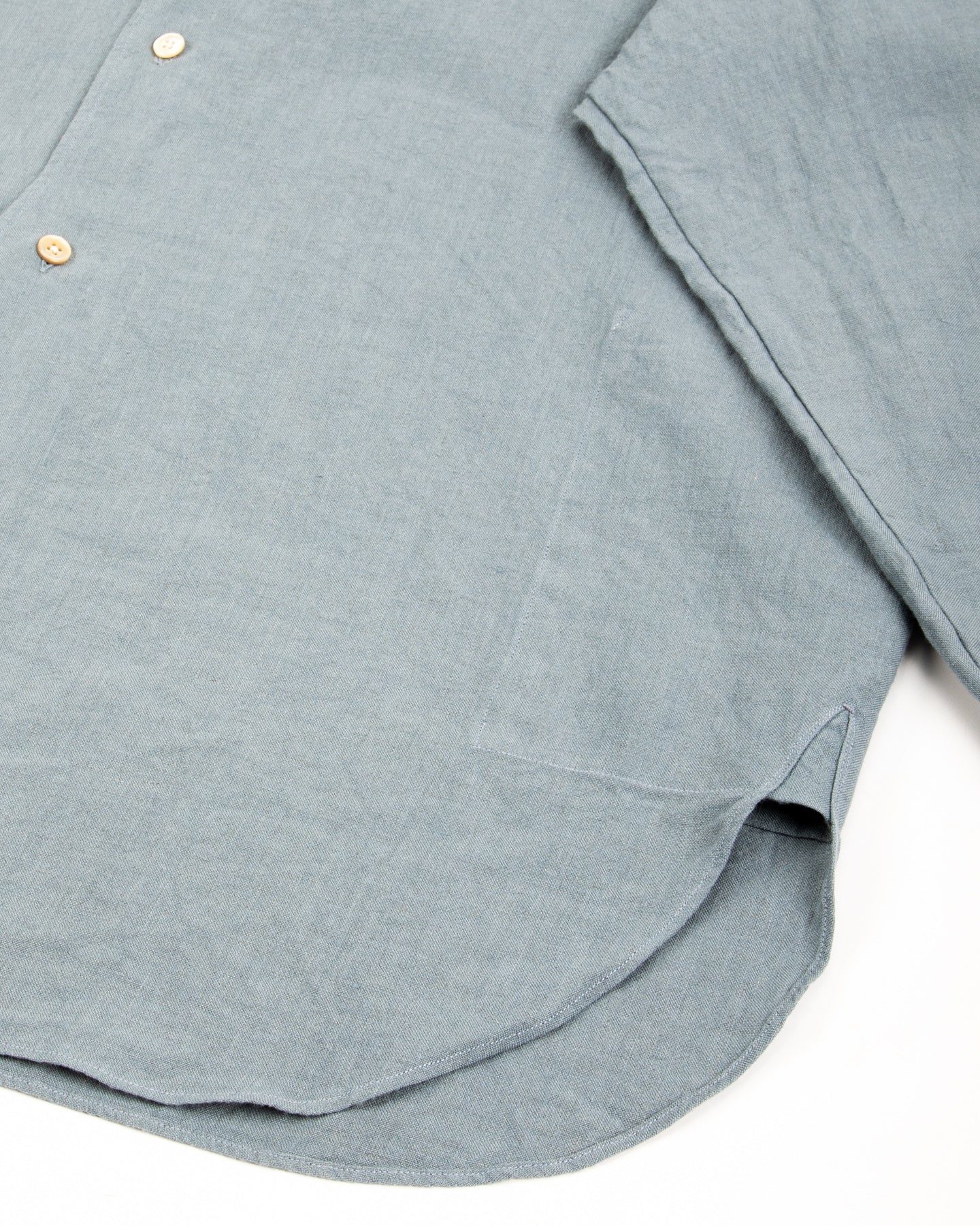 Senui Inside Pockets Shirt - Ice Washer Dry Linen - Standard & Strange