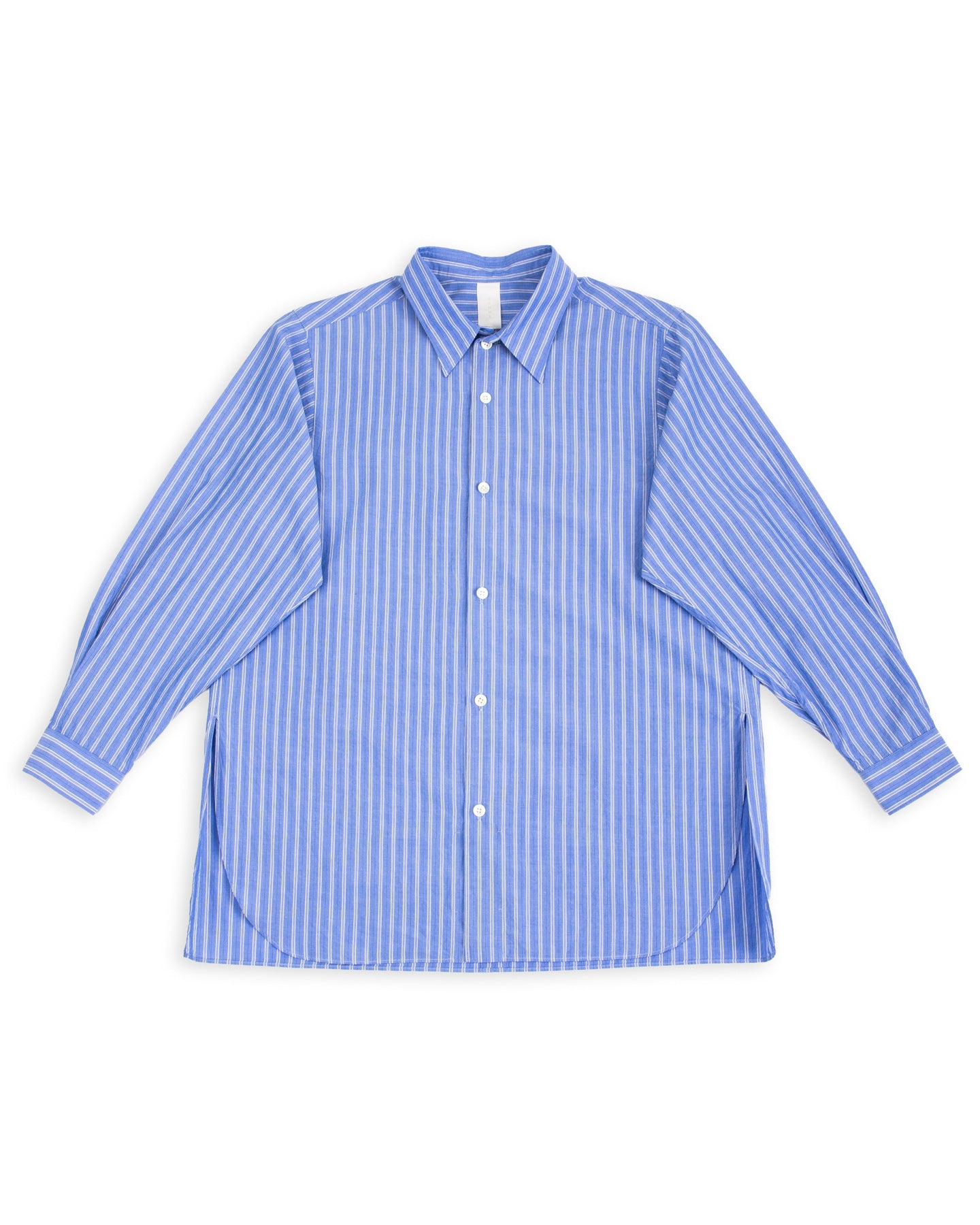 Senui Sally Side Slit Shirt - Blue 38/OS - Standard & Strange
