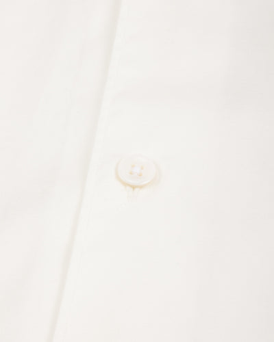 Senui Sally Side Slit Shirt - White Heavy Poplin 38/OS - Standard & Strange