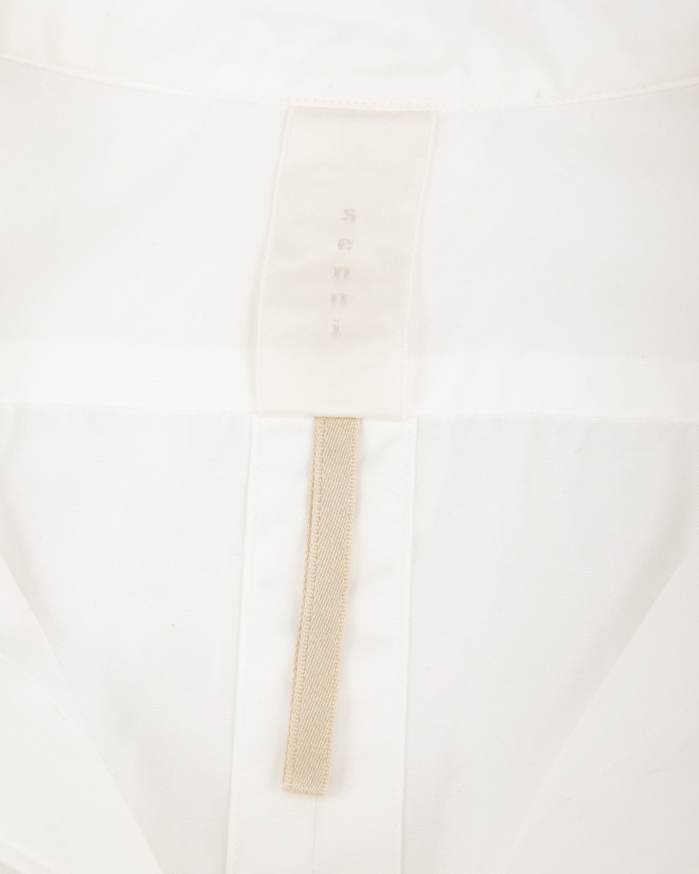 Senui Sally Side Slit Shirt - White Heavy Poplin 38/OS - Standard & Strange