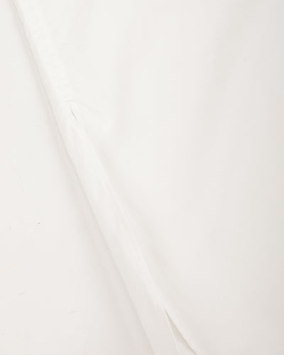 Senui Sally Side Slit Shirt - White Heavy Poplin 38/OS - Standard & Strange