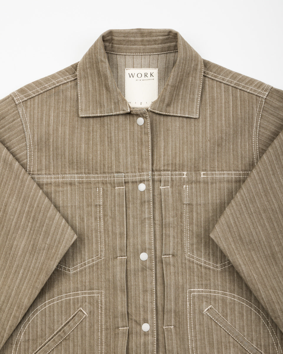 W'Menswear Engineers Jacket - Brown - Standard & Strange