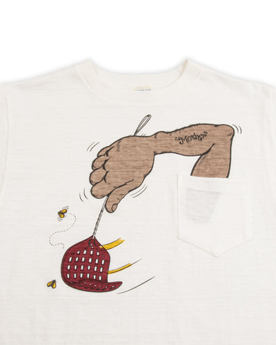 John Gluckow Arm in the Pocket T-Shirt - Off-White - Standard & Strange