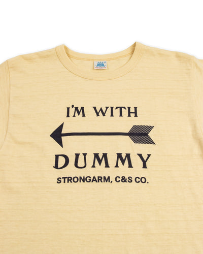 John Gluckow I'm with Dummy T-Shirt - Yellow - Standard & Strange