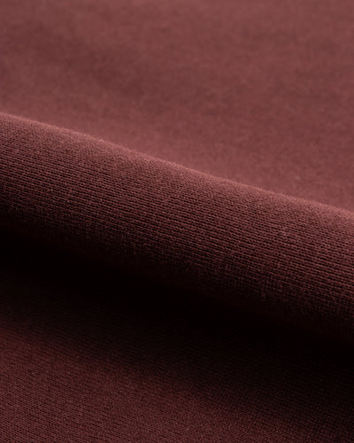 Warehouse Lot 483 Reverse Weave Loopwheel Sweatshirt - Bordeaux - Standard & Strange