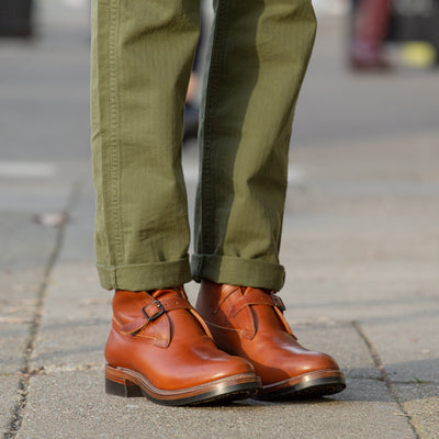 Eastman Leather Clothing Tanker Boots - Russet Brown Horsehide - Standard & Strange