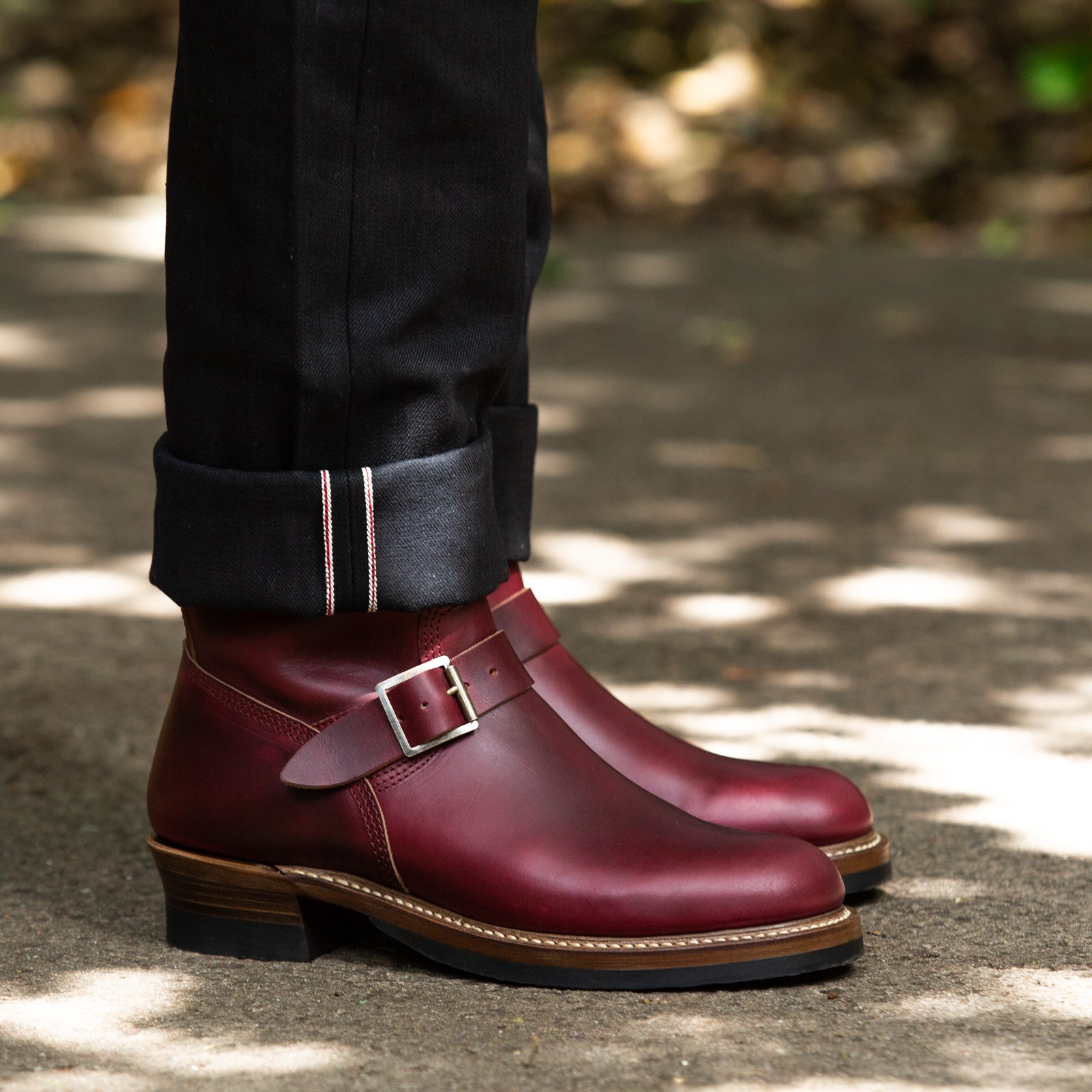John Lofgren Wabash Engineer Boots - Burgundy CXL - Standard & Strange