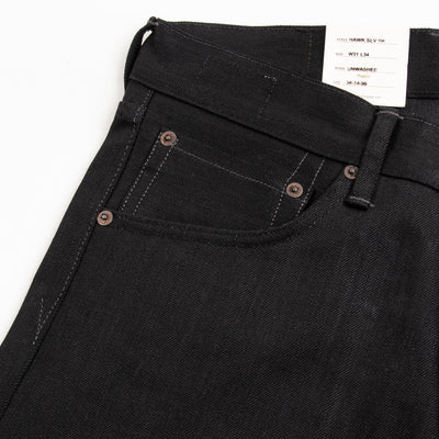 Indigofera Hawk Bootcut Fit - 14oz Gunpowder Black Selvedge - Standard & Strange