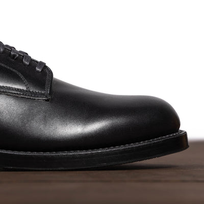John Lofgren USN Low Quarter Shoes - Black Calfskin - Standard & Strange
