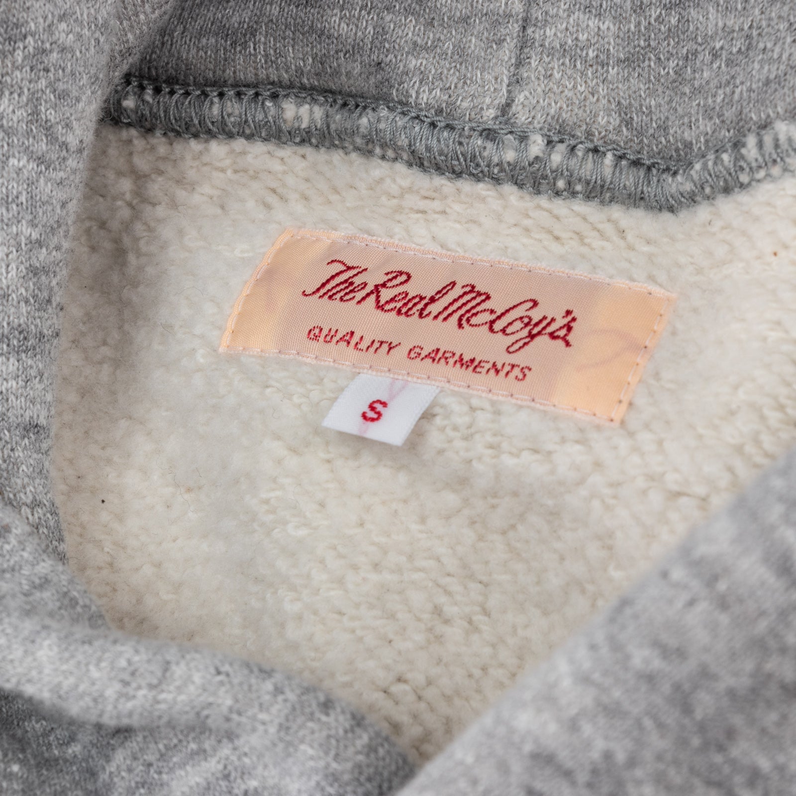 The Real McCoy's Loopwheel Pullover Hoodie - Gray - Standard & Strange