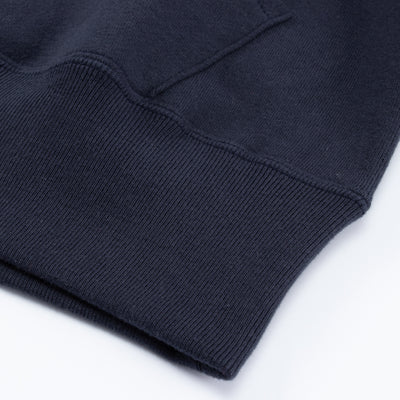 The Real McCoy's Loopwheel Pullover Hoodie - Navy - Standard & Strange