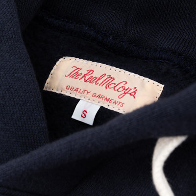 The Real McCoy's Loopwheel Pullover Hoodie - Navy - Standard & Strange