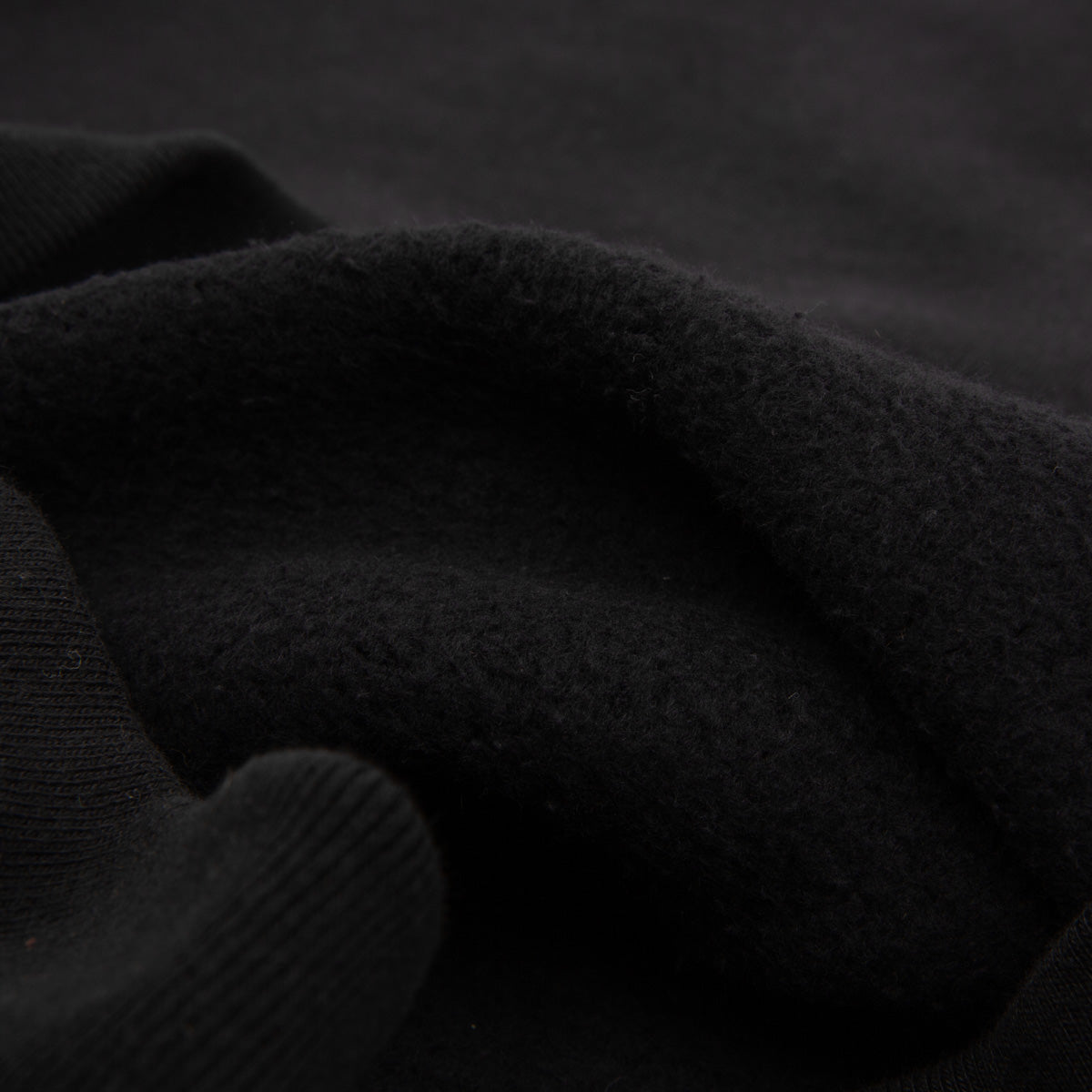 The Real McCoy's Loopwheel Crewneck Sweatshirt - Black - Standard & Strange