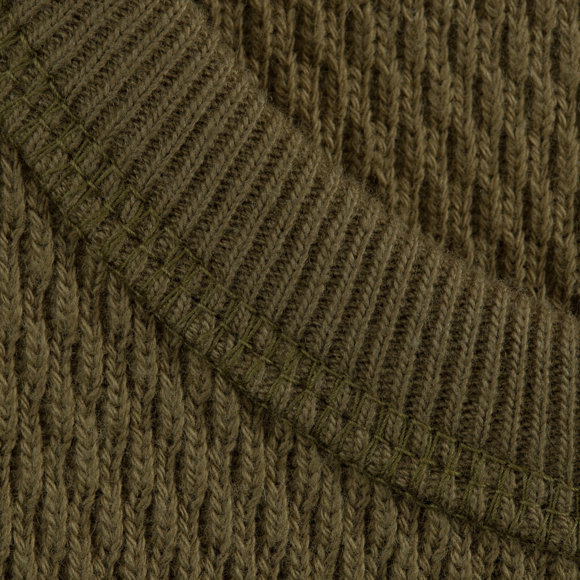 The Real McCoy's Military Thermal Shirt - Olive - Standard & Strange