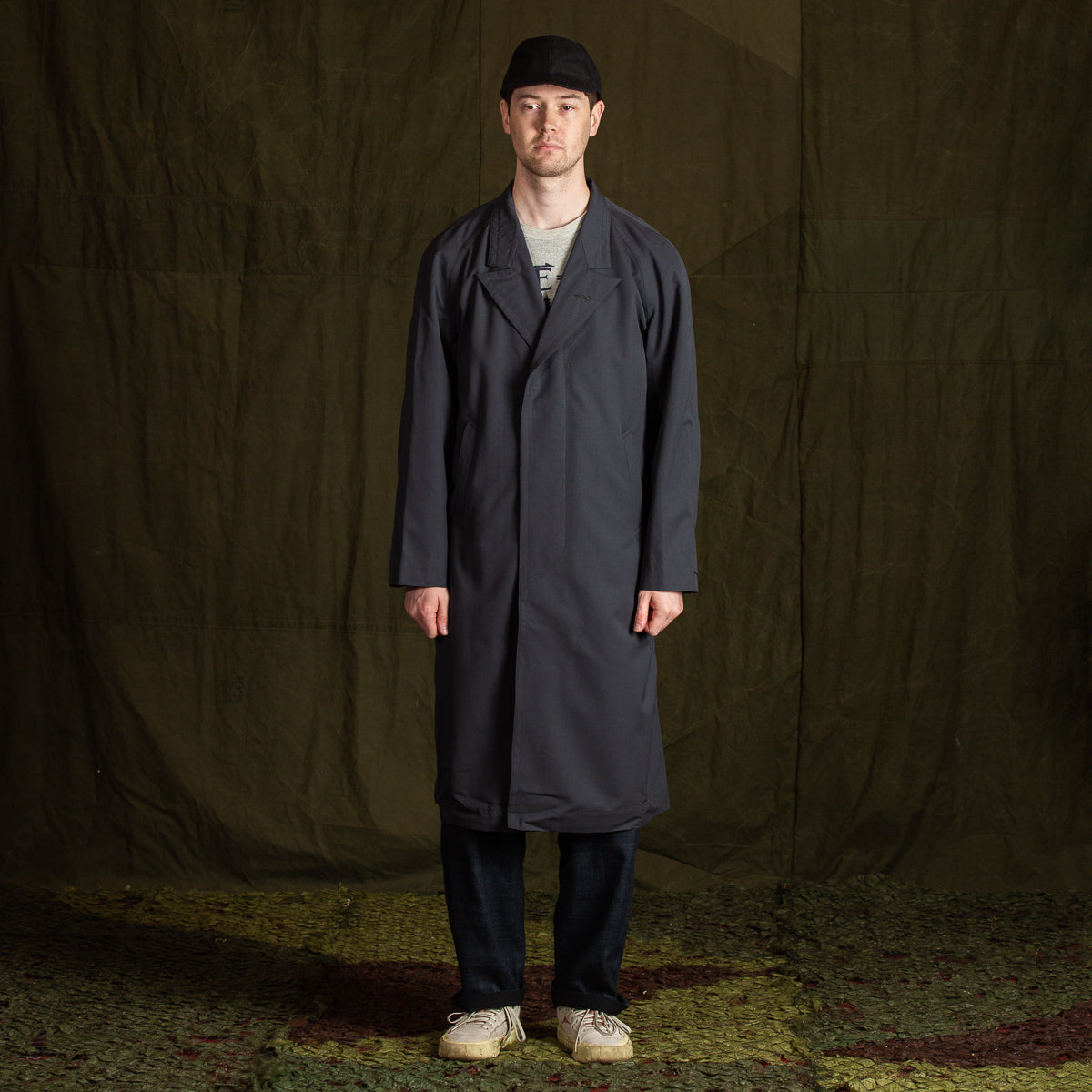 MotivMfg Opera Raglan Coat - Optim Technology Wool/Steel - Standard & Strange