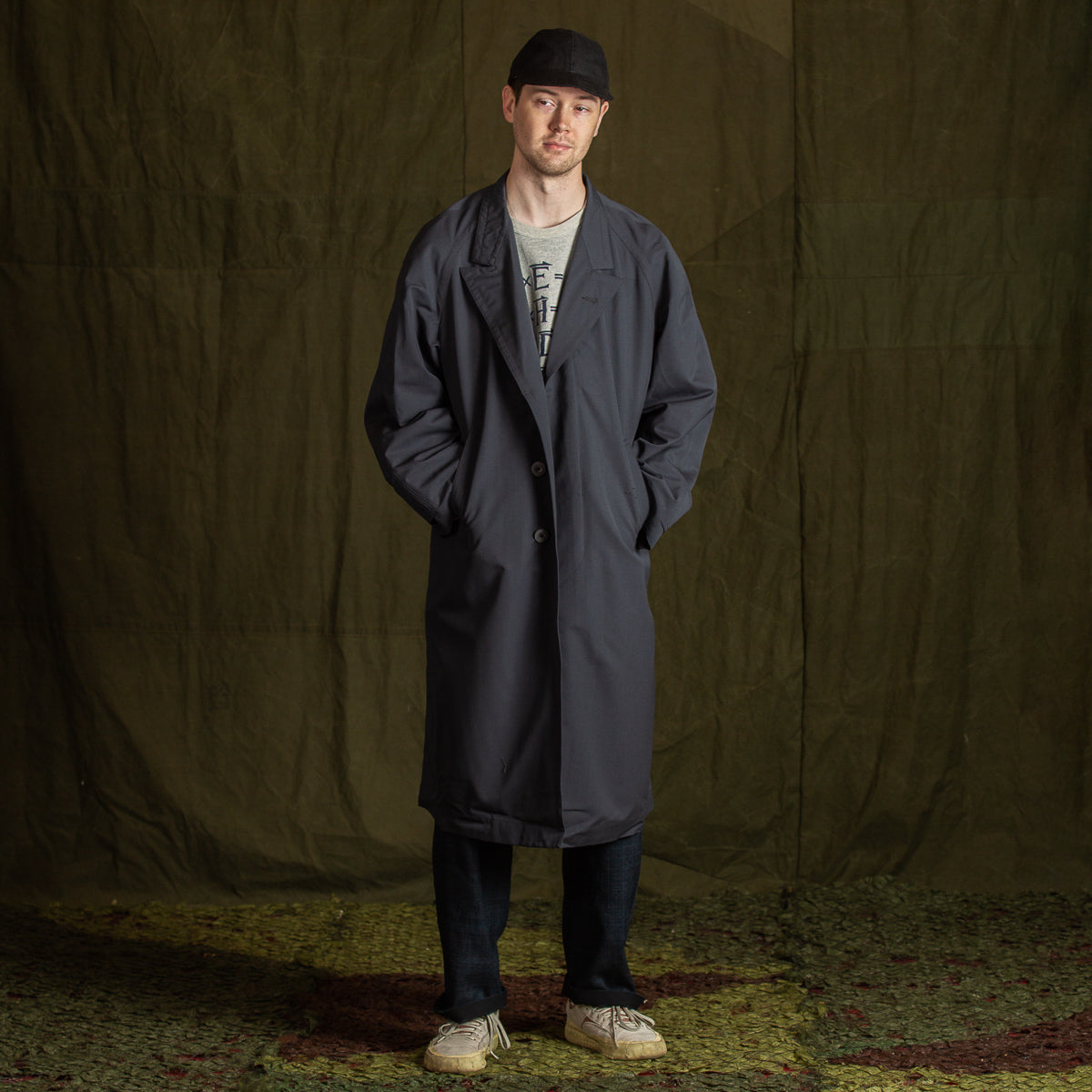 MotivMfg Opera Raglan Coat - Optim Technology Wool/Steel - Standard & Strange