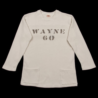 The Real McCoy's Military Football Tee / Wayne - Milk - Standard & Strange