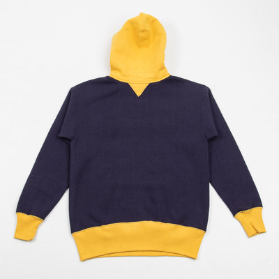 The Real McCoy's Loopwheel After Hooded Parka - Blue/Yellow - Standard & Strange