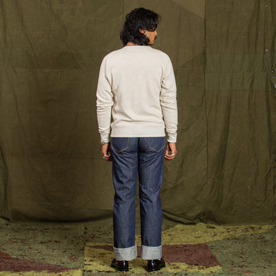 Standard & Strange Wakayama Special Loopwheel Raglan Crewneck Sweatshirt - Heather Gray - Standard & Strange