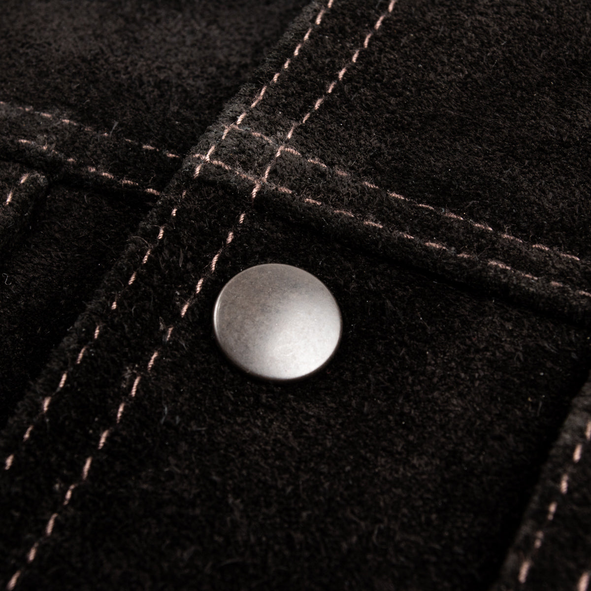 Y'2 Leather Steer Suede 3rd Type Jacket - Black (TB-139) - Standard & Strange