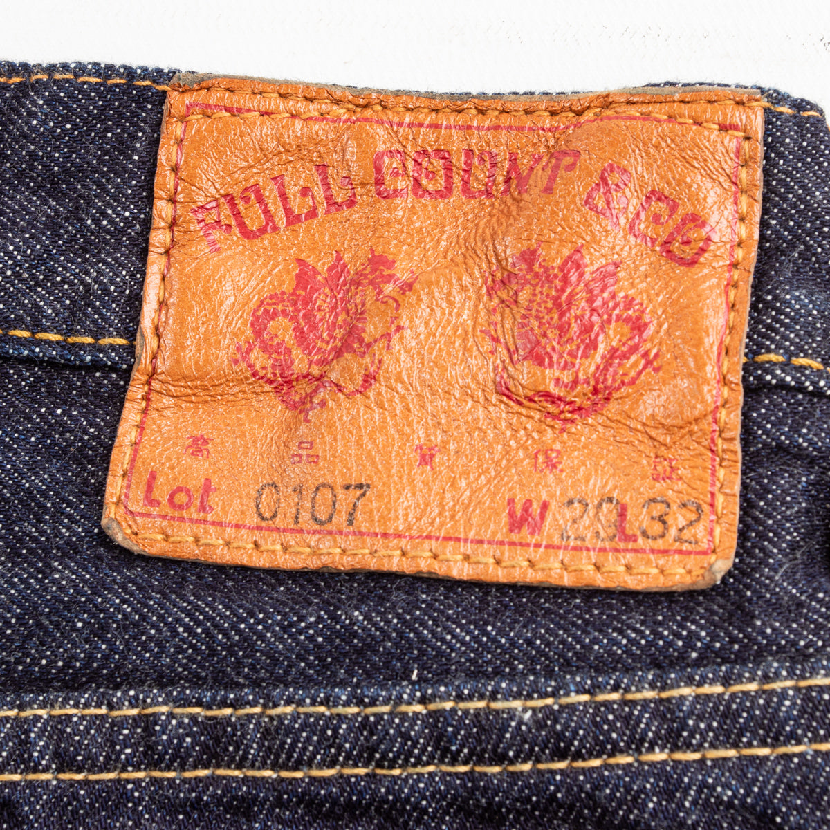Fullcount 0107-21 - Womens' Wide Straight "Monroe" - One Wash Denim - Standard & Strange