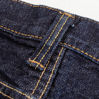 Fullcount 0107-21 - Womens' Wide Straight "Monroe" - One Wash Denim - Standard & Strange