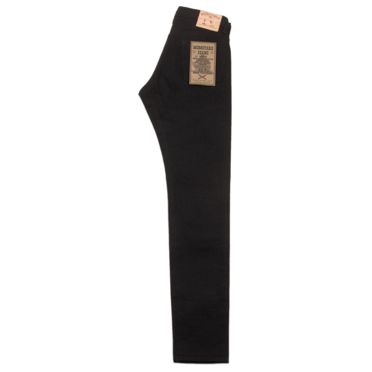 Momotaro 0405-B High Tapered Fit - 15.7oz Black/Black Selvedge - Standard & Strange