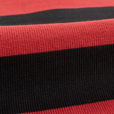 The Real McCoy's Buco Heavy Stripe Racing Jersey - Red/Black - Standard & Strange