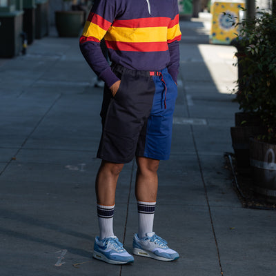 The Real McCoy's Climbers' Shorts (Multi-Tone) - Blue - Standard & Strange
