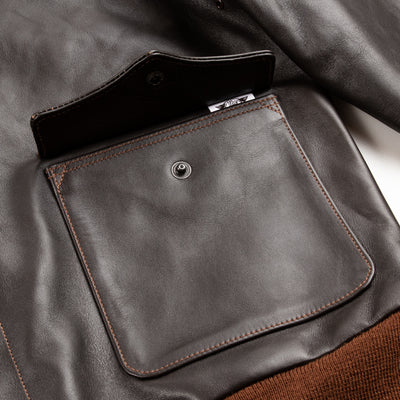 The Real McCoy's Type A-2 REAL MCCOY MFG. Co. (Model 220) - Seal Brown - Standard & Strange